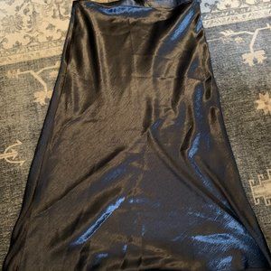 Silk Slip Midi Skirt - Banana Republic